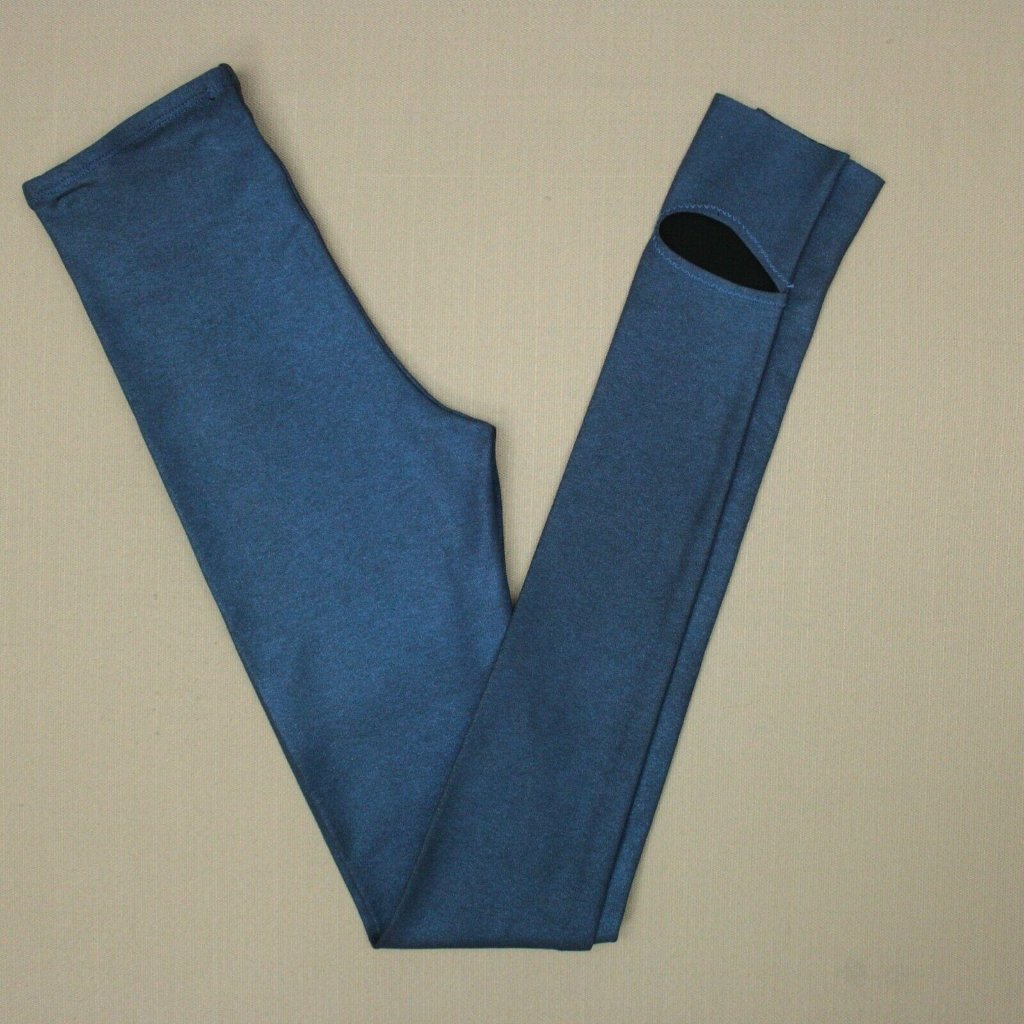 Women's Stirrup Leggings In Slate Blue